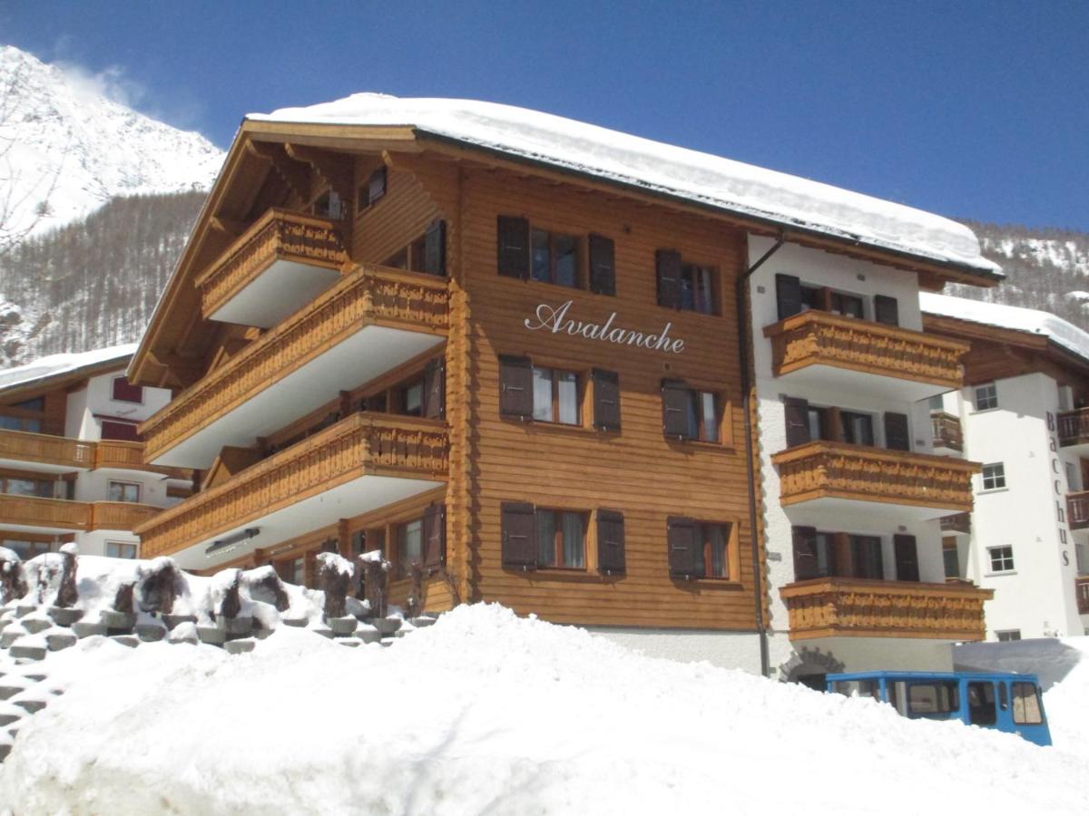 Апартаменты Haus Avalanche Зас-Фе Экстерьер фото